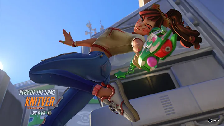 Overwatch 2 - My D.Va First POTG In 6V6 Role Queue