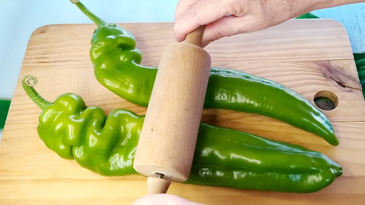 NUNCA IMAGINÉ QUE LOS PIMIENTOS VERDES ASÍ FUERAN TAN DELICIOSOS, RECETA FÁCIL, RÁPIDA Y MUY BARATA