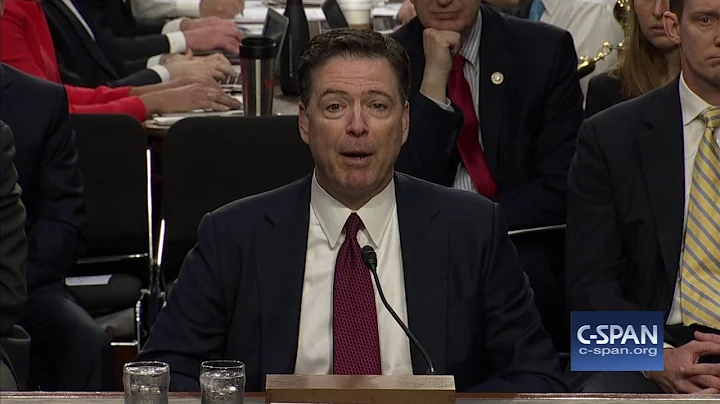 James Comey FULL OPENING STATEMENT (C-SPAN)