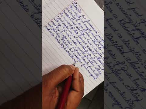 English handwriting with fountain pen ll cursive handwriting