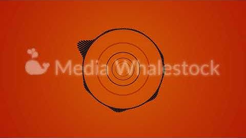 Abstract colorful bass beat motion background, seamless loop. Animation. Black circle music or audio