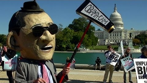 What We Saw At The Anti-NSA "Stop Watching Us" Rally