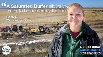 Natural Water Filtration with Saturated Buffers for Agricultural Drainage