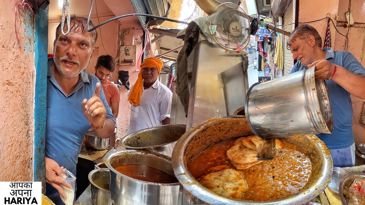 30/- Rs Harry Uppal Street Food | Chuhi Chowk ke Special Chole Kulche, Kofta Rice, Bheega Kulcha