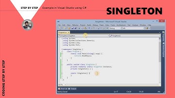 Singleton Design Pattern - Visual Studio Example