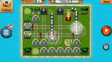 Rail Maze 2 Interesting Gameplay - Train Puzzle Game - Android Gameplay #1914