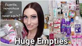 HUGE Empties! | Bodycare, Hygiene, Makeup & More | Bath & Body Works, Dove, Tree Hut, VS, Kiss +