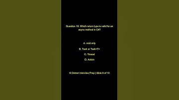 Dot Net Programming Questions – Part 2 | C# Intermediate Practice Set | Inheritance, LINQ & Async Q8