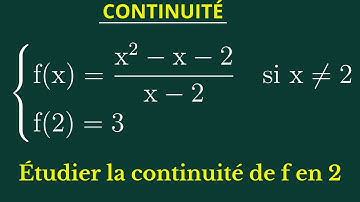 Comment étudier la continuité d
