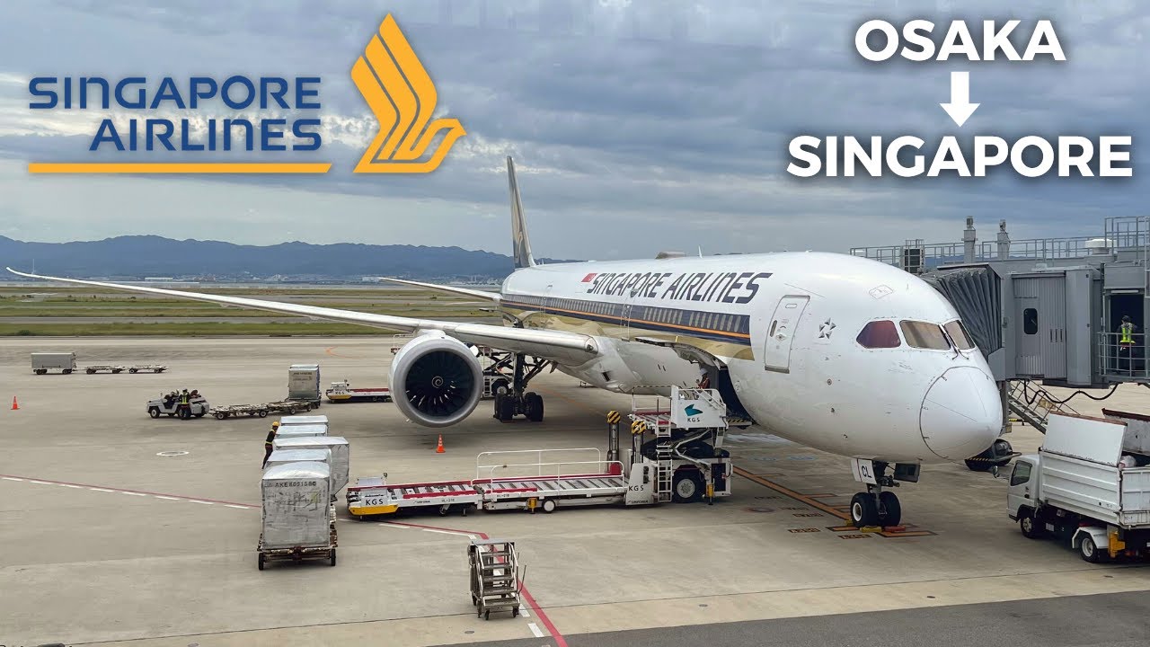 FLIGHT REPORT | Singapore Airlines 787-10 Economy Class | SQ619 Osaka to Singapore