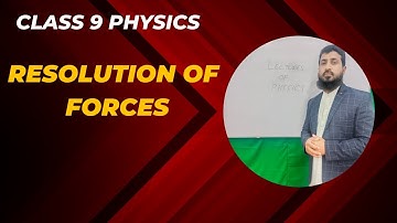 resolution of forces class 9 physics
