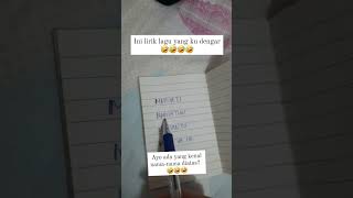 ini lirik yg ku dengar 🤣😂 #pekerjamigran #quotes