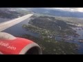 Scandinavian Airlines (SAS) 737 | Roar Takeoff from Bergen