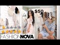 my BF reacts to fashion nova wedding dresses + rates them