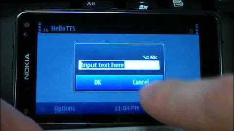 Symbian C++ TTS example for Symbian^3 (Nokia N8)