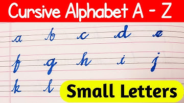 abcd | Cursive writing for Beginners a to z,CBSE ICSE IGCSE IB,Small letters कैसे लिखना सिखाएं