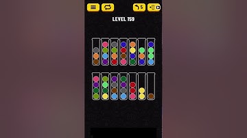Ball Sort Puzzle level 159 solution