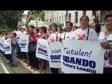 Fertility dance marks filing of SC petition to stop Obando landfill