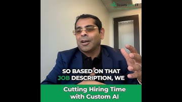 Cutting Hiring Time with Custom AI #shorts