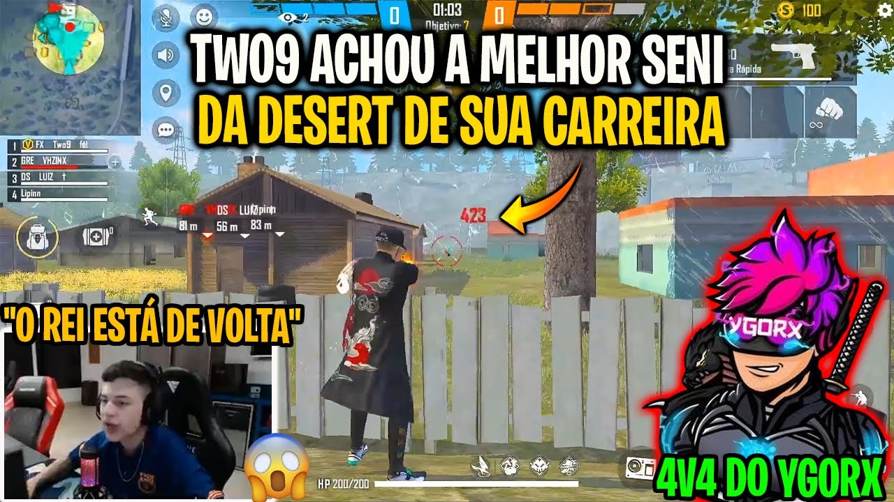 TWO9 VOLTA A SER O REI DA DESERT E FAZ JOGADA JAMAIS VISTA NO JOGO - 4V4 DO YGORX REVOLUTION!