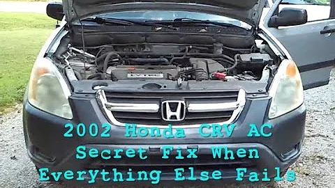 2002-2006 Honda CRV A/C RECALL FIX -PROVEN - RARELY SEEN TIP