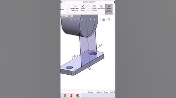 Exercise 16 #solidworks #solidworkstutorial #solidworkscad #partmodeling #3d #2d #cad