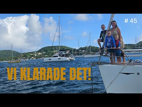 ⁣#45  | Nu sätter vi fötterna på land i Karibien 🌴efter den långa seglingen över Atlanten.