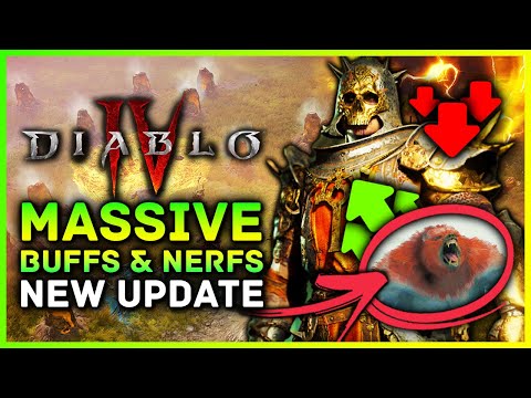 Diablo 4 Massive Class Nerfs & Buffs Patch Update - Twisting Blade Rogue, Arc Lash Sorcerer & More