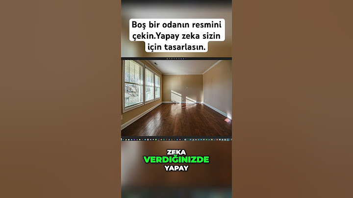 Yapay zeka ile boş odanın tasarlanması #yapayzeka #mimari #tasarım