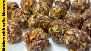 Dry fruit ladoo | immune booster balls | Instant energy dene wale laddu | no sugar ladoo