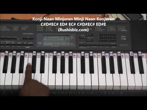 Un Mele Oru Kannu (Piano Tutorials) - Rajinimurugan | DOWNLOAD NOTES FROM DESCRIPTION