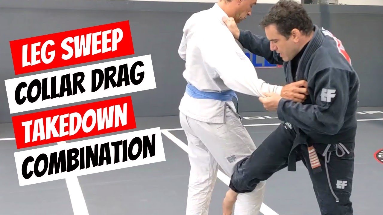 Osoto Gari + Collar Drag Takedown Combination