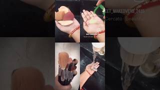 How to Clean Makeup Brushes Properly ✨🫧 Easy Beauty Hack #shortsviral