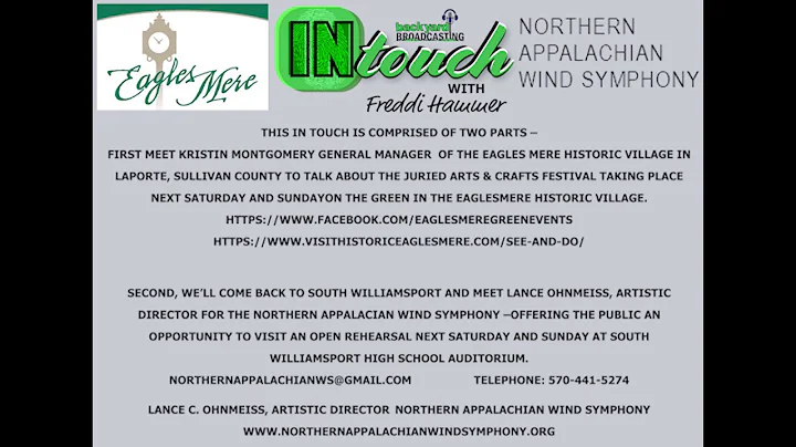 InTouch August 4 with Kristin Montgomery and Lance...