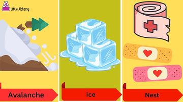 How To make Avalanche|Ice| Bandage | Little Alchemy Cheats  | Full Walkthrough #littlealchemy #viral