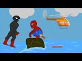 Spiderman - Gagal Berenang - Kartun Lucu - Funny Cartoon