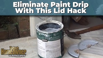 Eliminate Paint Drip With This Lid Hack