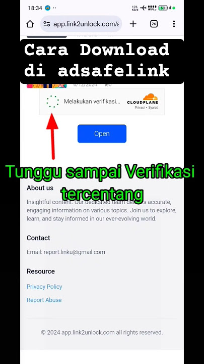 Cara Download di adsafelink shortlink