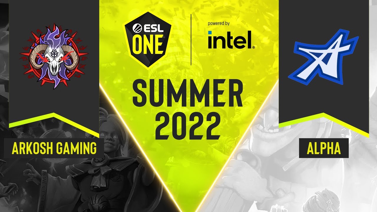 Dota2 - Arkosh Gaming vs ALPHA - Game 1 - DPC NA Tour 3 - ESL One Summer 2022: Division 2