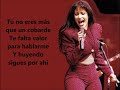 Selena Quintanilla - Cobarde (Letra)