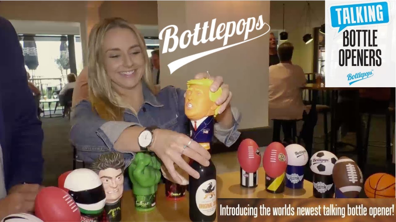 Bottlepops Crash A Bar! Reactions to our Talking Bottle Openers ...
