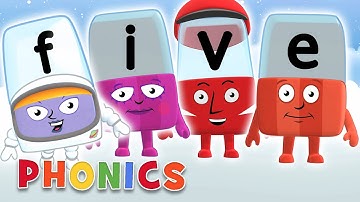Phonics - Learn to Read | Five Letter Words | Alphablocks