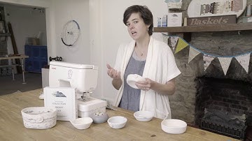 Sewing Rope Baskets - Part 6 of 6 - Finishing the Basket