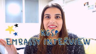KGSP Embassy Interview Questions .