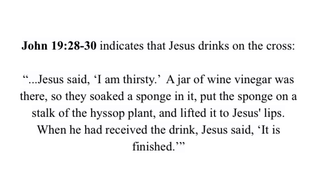 Bible contradiction Jesus says at Last Supper he won't drink wine