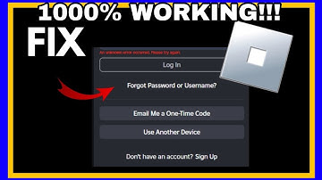 Roblox Login Problem 2025 | How to Fix "An Unknown Error Occurred" on Mobile | QUICK FIXED ✅