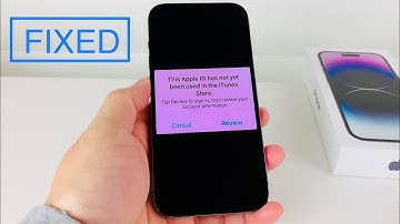 This Apple ID has not yet been used in the iTunes Store (FIXED)