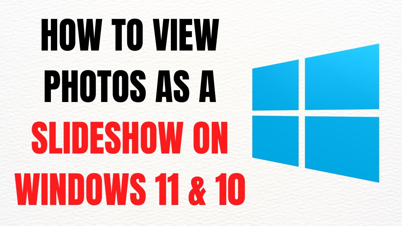 How to View Photos as a Slideshow on Windows 11 – Full Guide - YouTube