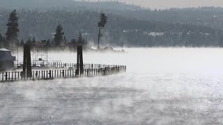 Sea smoke on Lake Coeur d'Alene | What does it mean?
