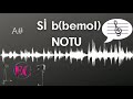 Sİ B BEMOL NOTU PİANO NOTU Sİ BEMOL A 